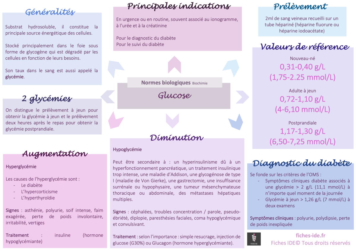 Glucose Fiches IDE