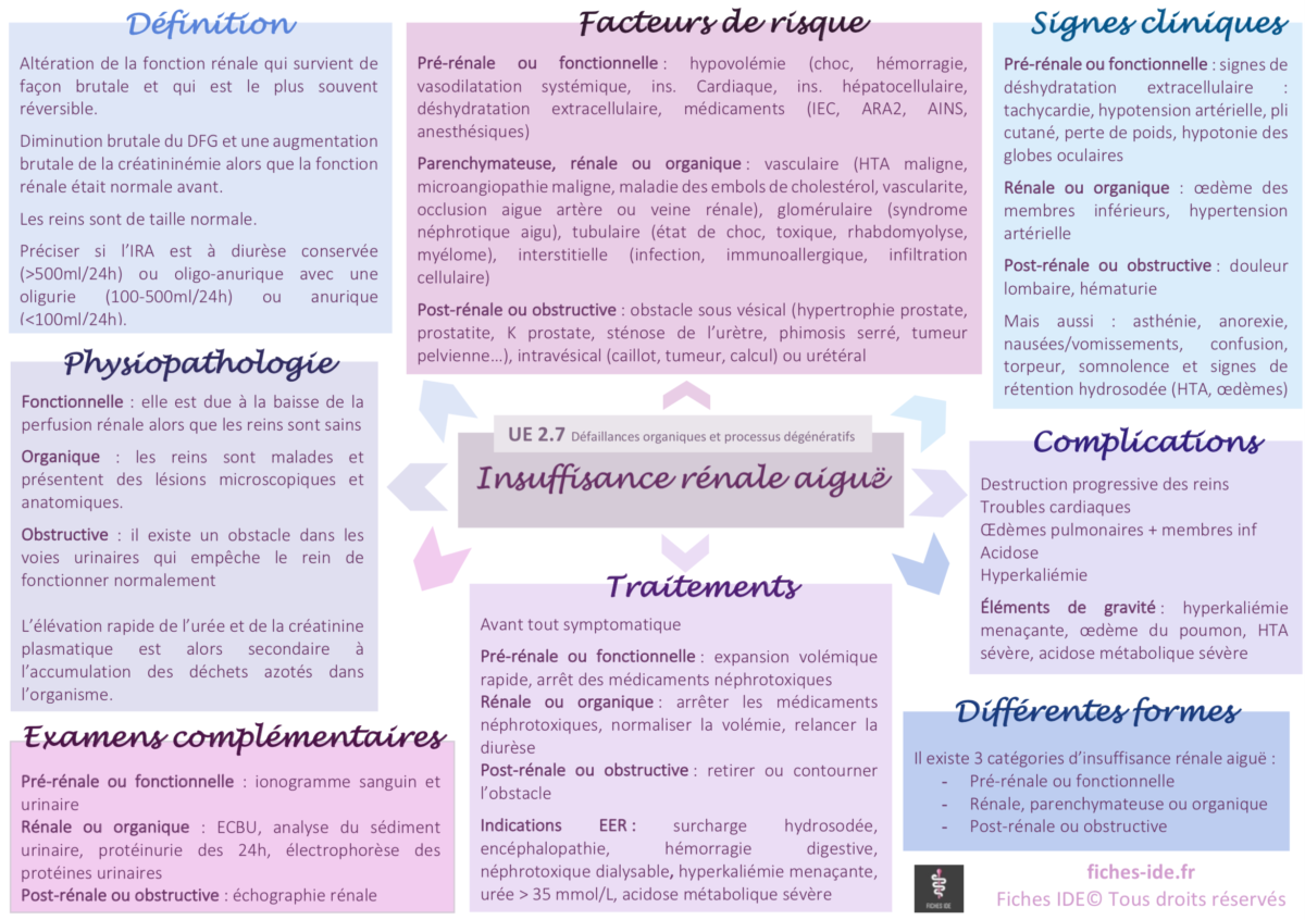 Insuffisance Rénale Aiguë - Fiches IDE