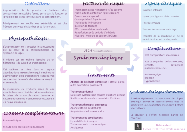 Syndrome des loges - Fiches IDE